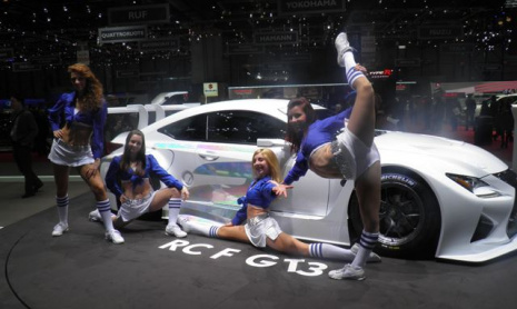 Безумный Lexus RC F Concept представлен в Женеве